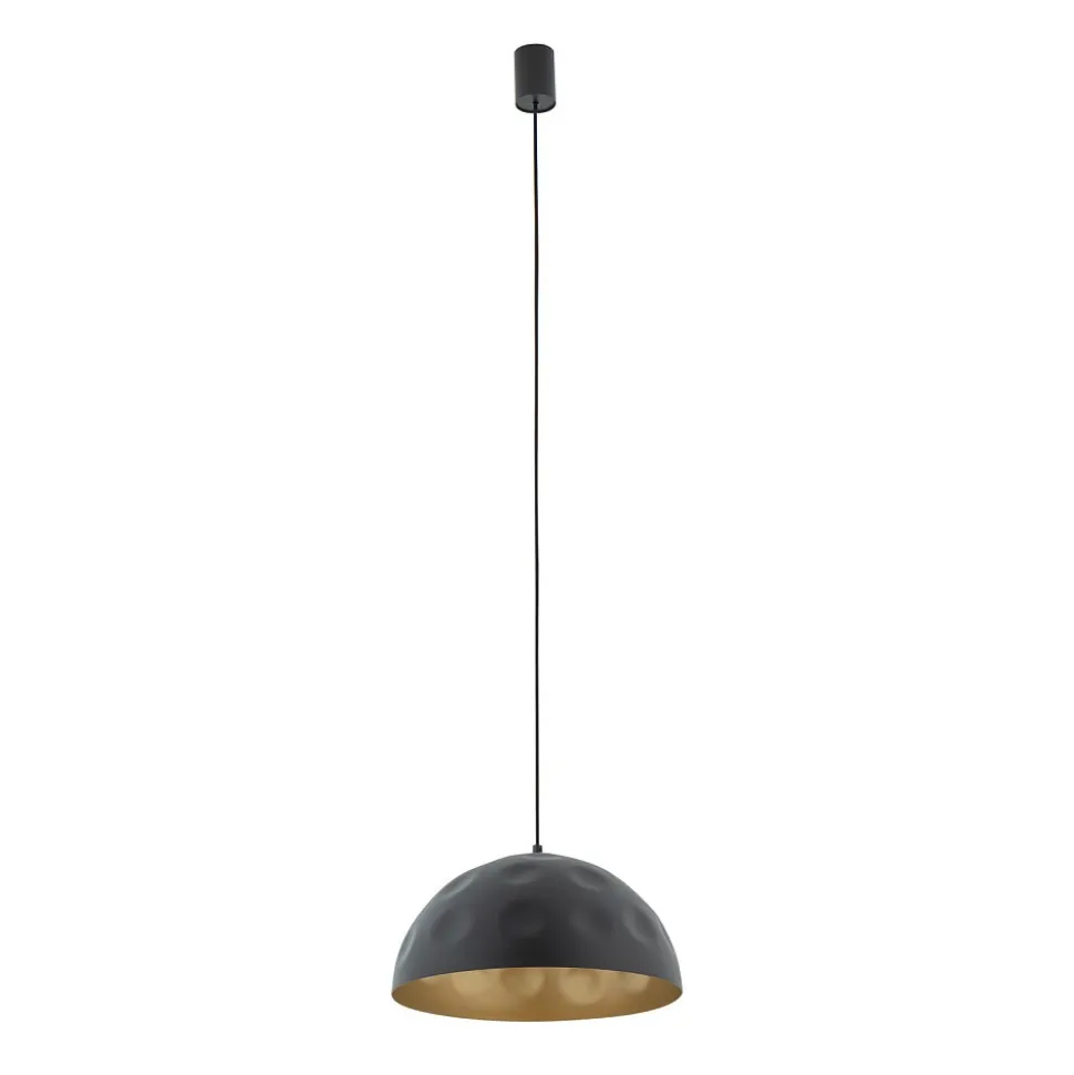 Lampa Wisząca HEMISPHERE Czarny Złoty 1xE27 33cm