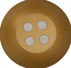 Lampa Wisząca HEMISPHERE L Biały Złoty Metalowy Klosz 4xGX53 50cm