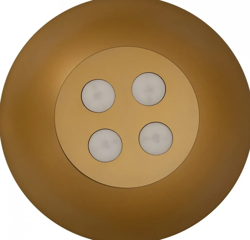 Lampa Wisząca HEMISPHERE L Biały Złoty Metalowy Klosz 4xGX53 50cm