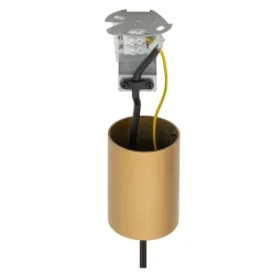 Lampa Wisząca HEMISPHERE L Złoty Metalowy Klosz 4xGX53 50cm