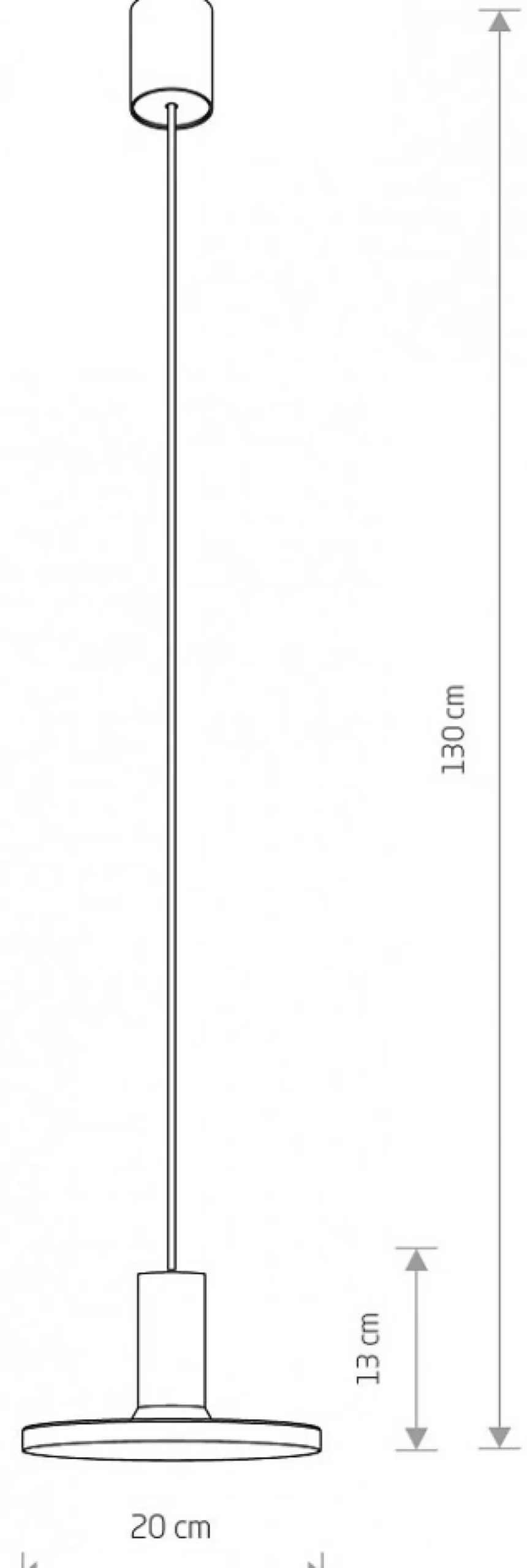 Lampa Wisząca HERMANOS B Czarny Złoty 1xGU10 20cm