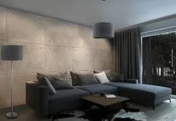 Lampa wisząca HOTEL szara 1xE27