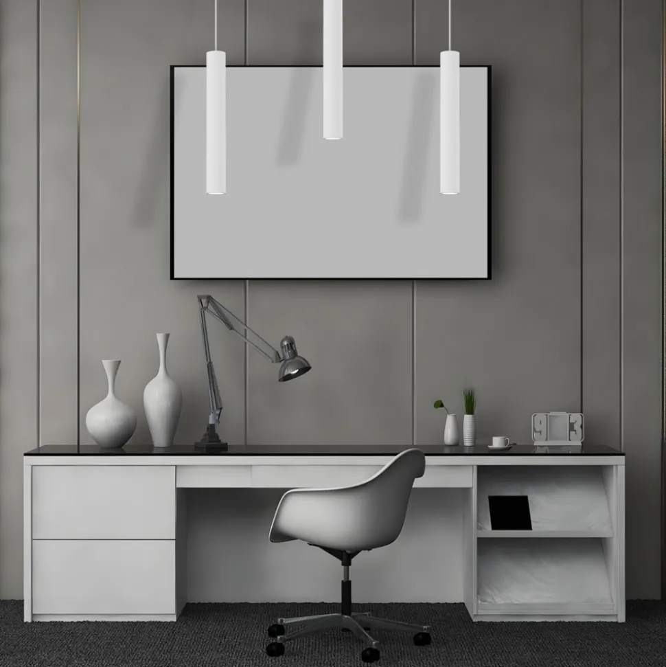 Lampa Wisząca HUDSON Biały 3xGU10