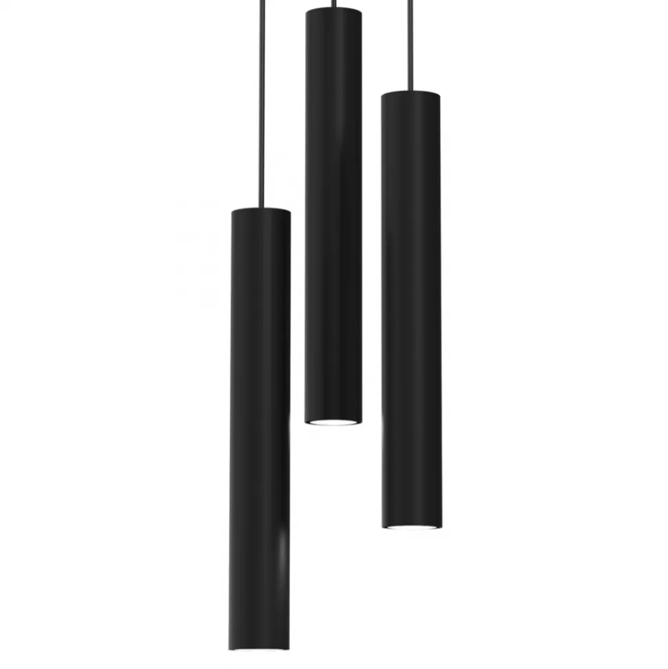 Lampa Wisząca HUDSON Czarny 3xGU10