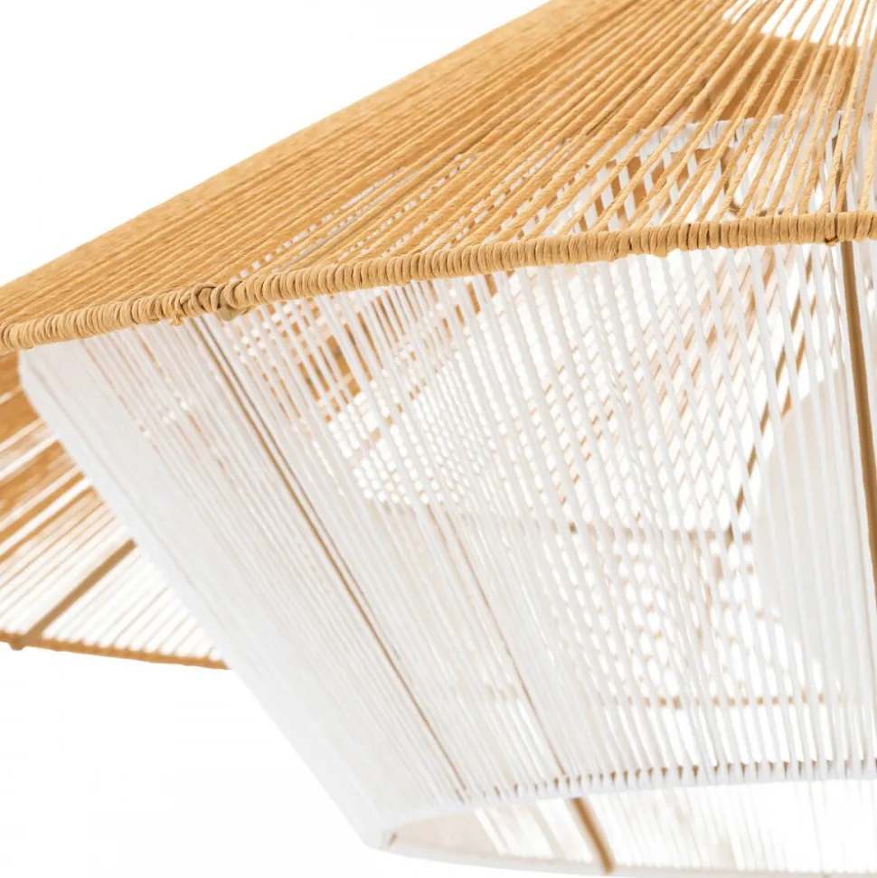 Lampa Wisząca JAPANDI Biały Brązowy 1xE27 60cm
