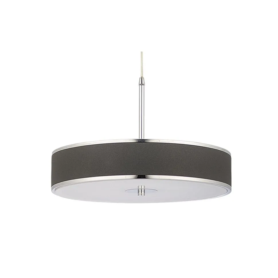 Lampa Wisząca JAZZ Srebrny Szary 3xE14 40 cm