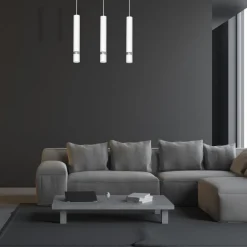 Lampa wisząca JOKER Biały Srebrny 3xGU10