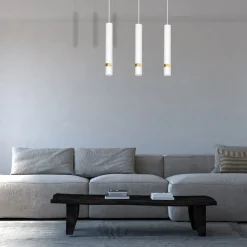 Lampa Wisząca JOKER Biały Złoty 3xGU10