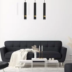 Lampa wisząca JOKER Czarny Złoty 3xGU10