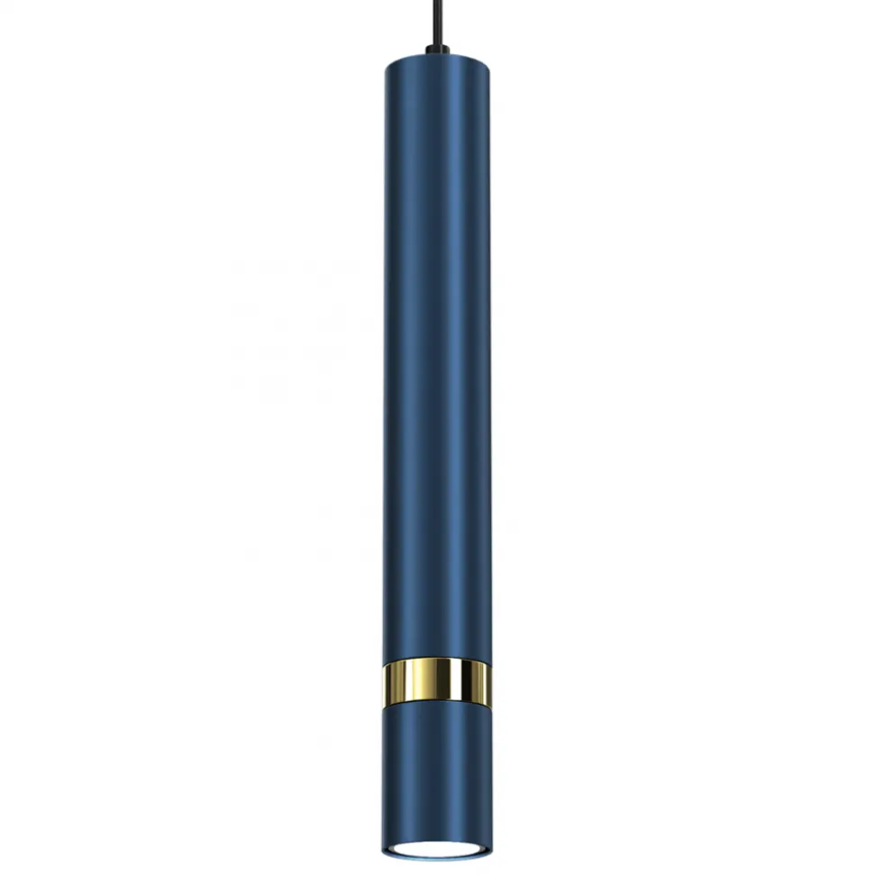 Lampa Wisząca JOKER Niebieski Złoty 1xGU10 8cm