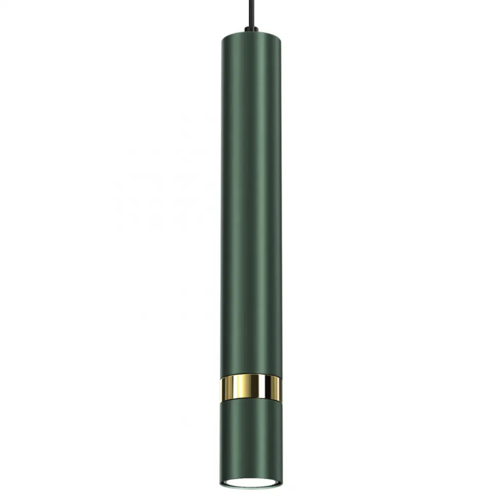 Lampa Wisząca JOKER Zielony Złoty 1xGU10