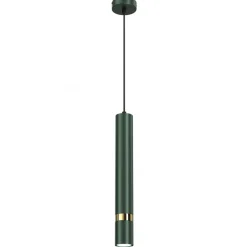 Lampa Wisząca JOKER Zielony Złoty 1xGU10