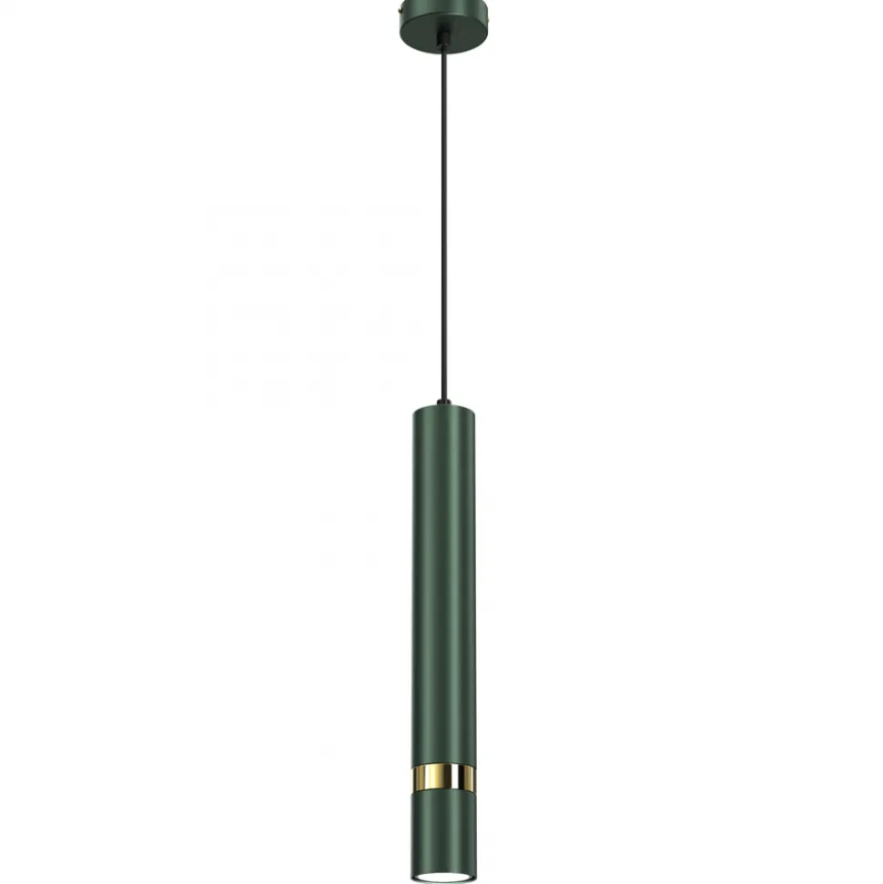 Lampa Wisząca JOKER Zielony Złoty 1xGU10
