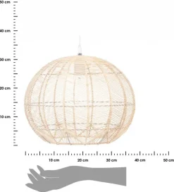 Lampa wisząca Kita rattanowa 38 cm