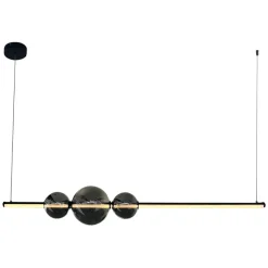 Lampa wisząca KUGEL Czarna 30W 4000K 120cm