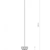 Lampa Wisząca KYMI Brązowy Drewniany Klosz 1xE27 16cm