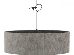 Lampa wisząca LAGO L szara 1xE27