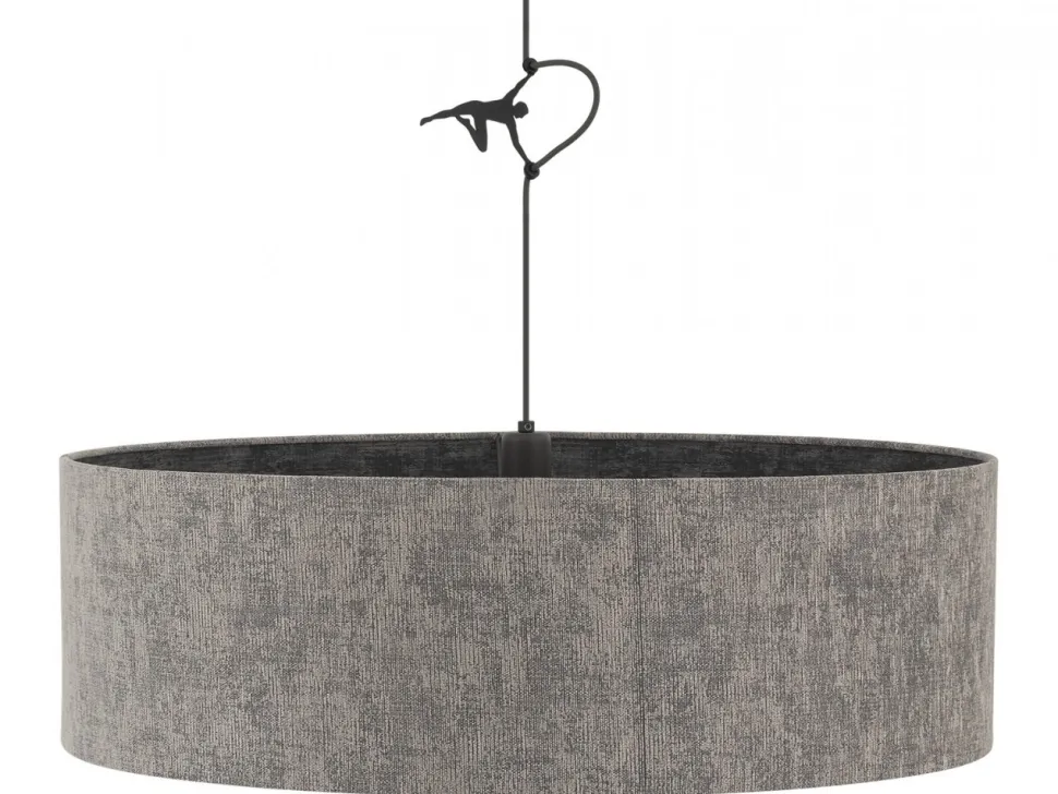 Lampa wisząca LAGO L szara 1xE27