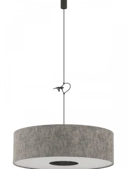 Lampa wisząca LAGO L szara 1xE27