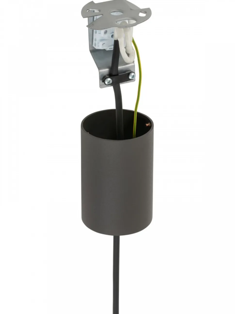 Lampa wisząca LAGO L szara 1xE27