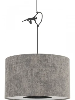 Lampa wisząca LAGO S szara 1xE27