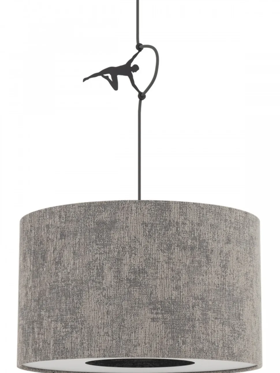 Lampa wisząca LAGO S szara 1xE27