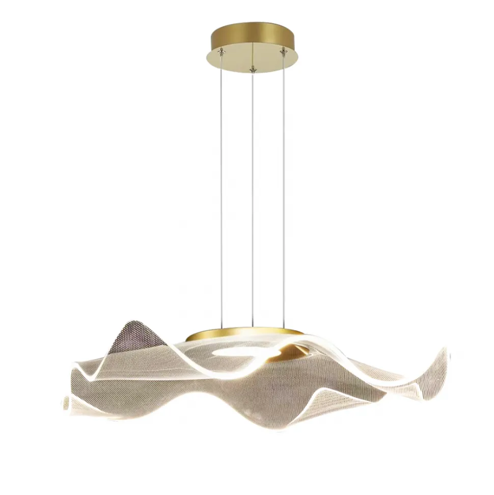 Lampa wisząca LARGO Złota 16W LED 4000K