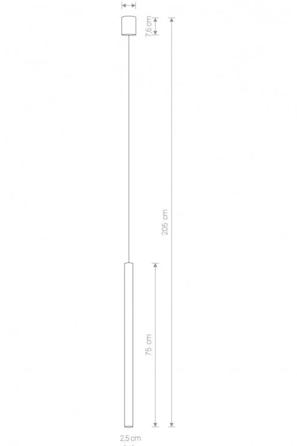 Lampa wisząca LASER 100cm czarny/złoty