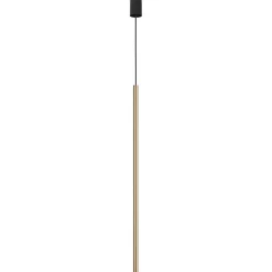 Lampa wisząca LASER 100cm czarny/złoty