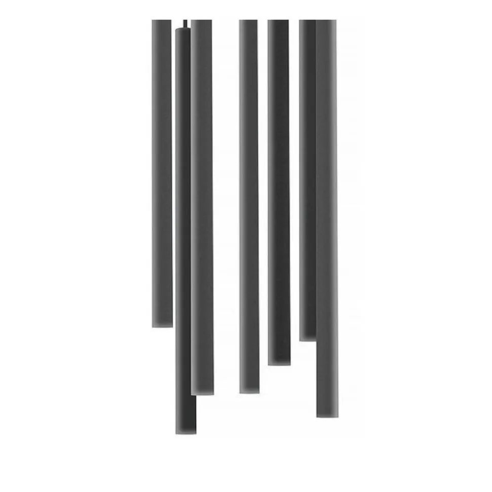 Lampa wisząca LASER 49cm czarny 1xG9