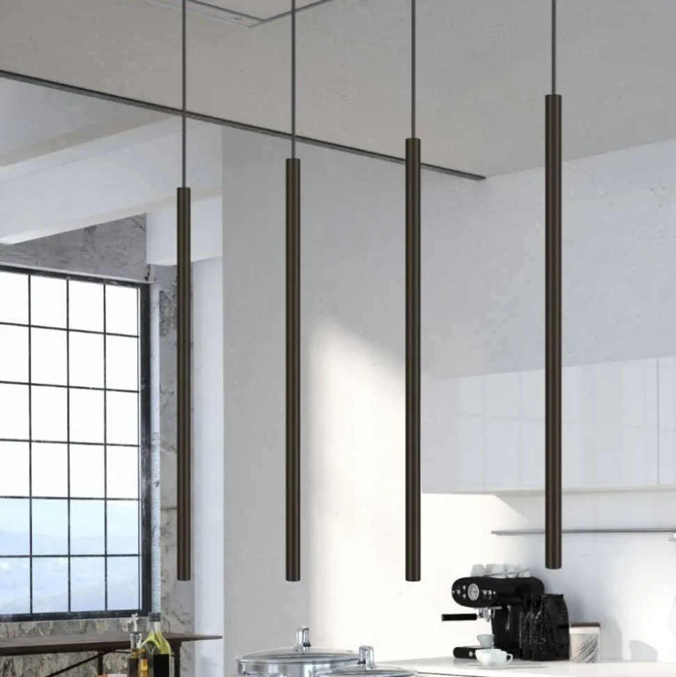 Lampa wisząca LASER 49cm czarny 1xG9