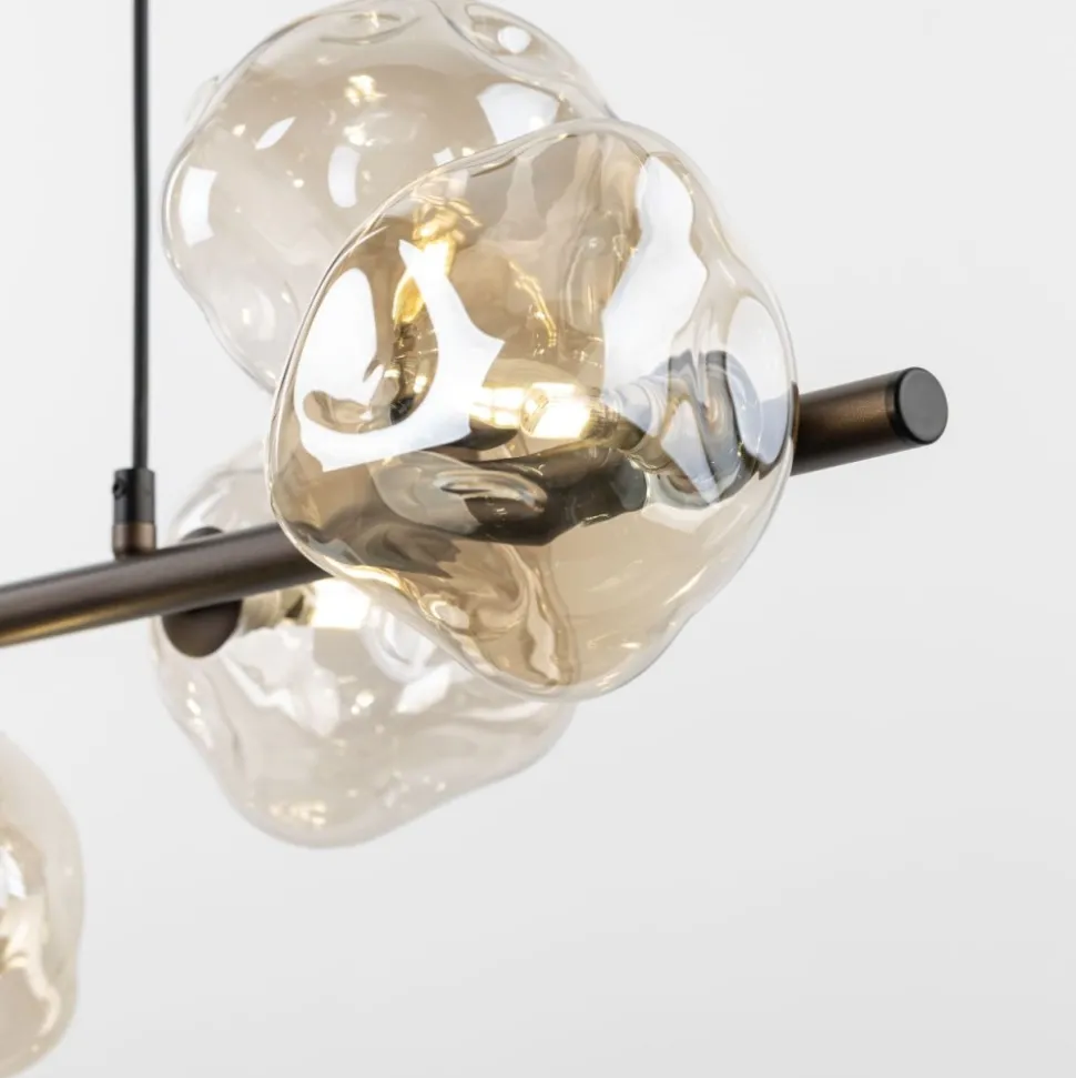 Lampa wisząca LAVA brązowa 7xG9