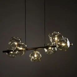 Lampa wisząca LAVA brązowa 7xG9