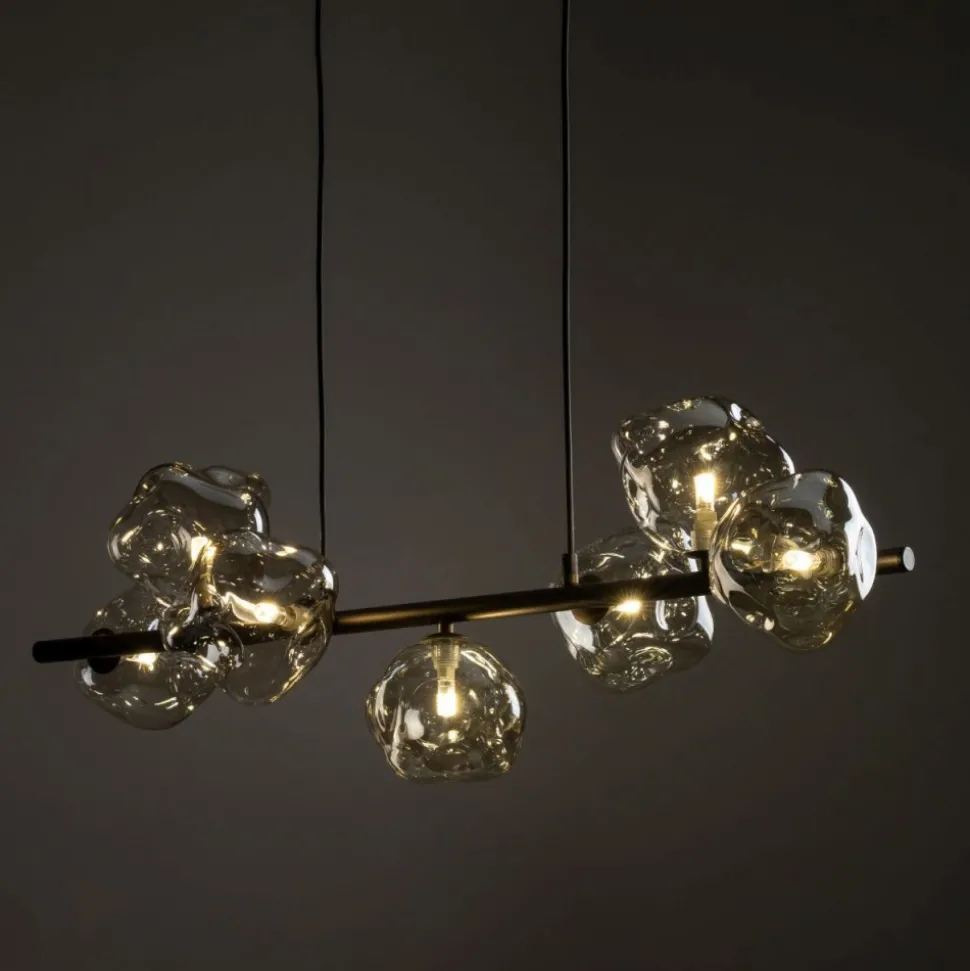 Lampa wisząca LAVA brązowa 7xG9