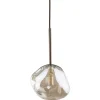 Lampa wisząca LAVA brązowa 1xG9