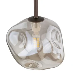 Lampa wisząca LAVA brązowa 1xG9