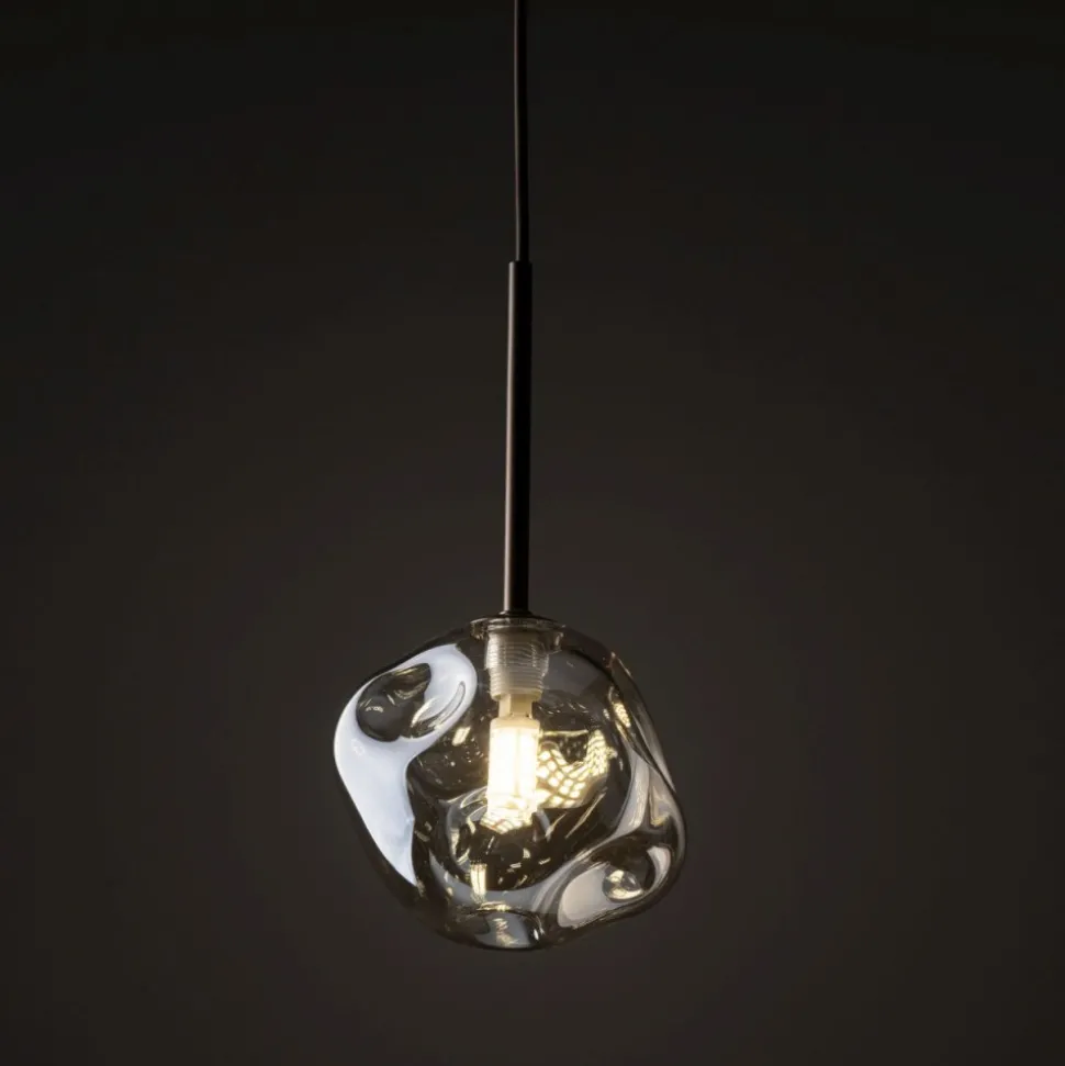 Lampa wisząca LAVA brązowa 1xG9