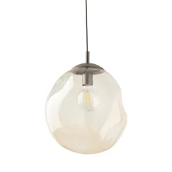 Lampa wisząca LAVA L brązowa 1xE27