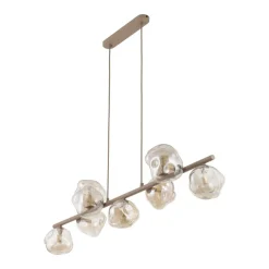 Lampa wisząca LAVA sabia beżowa 9xG9