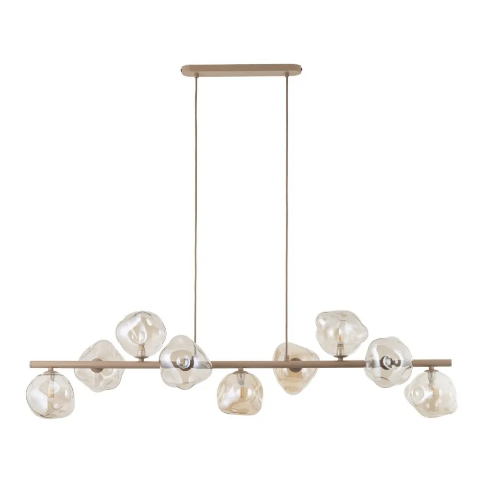 Lampa wisząca LAVA sabia beżowa 9xG9