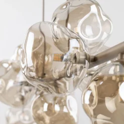 Lampa wisząca LAVA sabia beżowa 9xG9