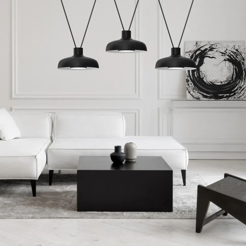 Lampa Wisząca LINEA Czarny 3xGX53