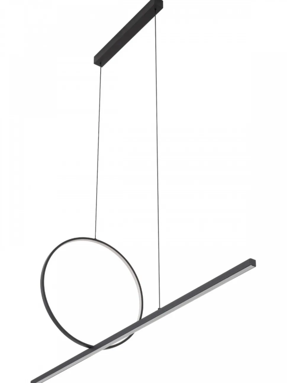 Lampa wisząca LINEO LED czarna 39W 3000K