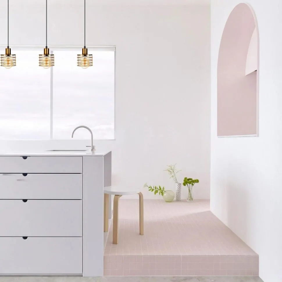 Lampa wisząca LondonStyle 12 cm miedź