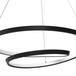 Lampa Wisząca LUCERO Czarny 48W LED 50cm