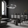 Lampa Wisząca LUCERO Srebrny 48W LED 50cm