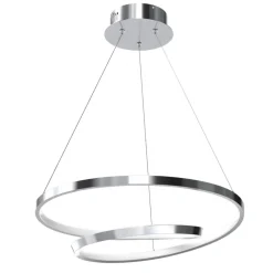 Lampa Wisząca LUCERO Srebrny 48W LED 50cm