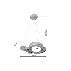 Lampa wisząca MERCURIO 36W LED