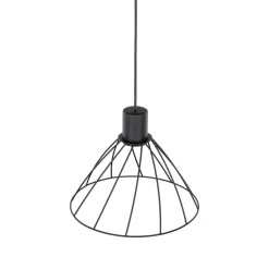 Lampa wisząca MODESTO czarna 1xGU10 29.5 cm