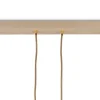 Lampa Wisząca Mora Beżowa Szkło 3xE14 60 cm